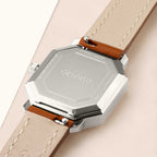 Bracelet de montre Prima double tour Acier, cuir naturel - 2